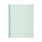 クリヤーブック替紙　Ａ４縦　２穴　緑　１０枚