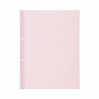 クリヤーブック替紙　Ａ４縦　２穴　赤　１０枚