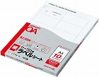 ワープロ用　紙ラベルキヤノン用Ａ４　１０面１００枚