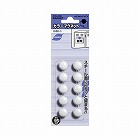 カラーマグネット　直径１５ｍｍ　１０個入　白