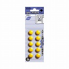 カラーマグネット　直径１５ｍｍ　１０個入　黄