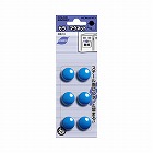 カラーマグネット　直径２０ｍｍ　６個入　青