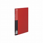 クリヤーブックベーシック横入　Ａ４縦４０Ｐ赤