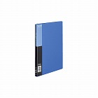 クリヤーブックベーシック横入Ｂ５縦４０ポケット青