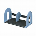 ブックスタンド　幅４２０　仕切板可動式　ブルー