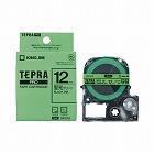 テプラ　ＰＲＯテープ　蛍光緑ラベル　１２ｍｍ黒文字