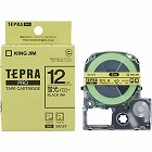 テプラ　ＰＲＯテープ　蛍光黄ラベル　１２ｍｍ黒文字