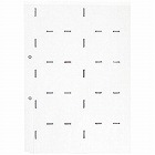 名刺ホルダー　Ａ４縦　横型台紙２０ポケット１０枚入