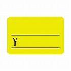 蛍光カード　￥付き　イエロー　大　３０枚入