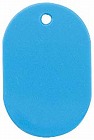 番号札　大　無地　青　６０×４０ｍｍ　５個入