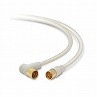 アンテナケーブル　４Ｃ　Ｌ型‐Ｓストレート　１０ｍ