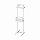 大人も子どもも使える２段式消毒液スタンド