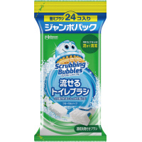 ＳＢ流せるトイレブラシ　フローラルソープ替　２４個