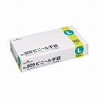 ＮＯ．８０９　ビニール手袋　１００枚入　Ｌサイズ