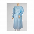 アイソレーションガウンゴム袖フリーブルー１０枚