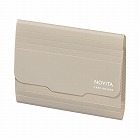 カードホルダー＜ノビータ＞６Ｐ　サンドベージュ