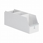 引き出しやすい収納ボックス　ハーフ（仕切付き）