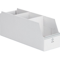 引き出しやすい収納ボックス　ハーフ（仕切付き）×３