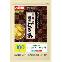 黒豆入り国産むぎ茶ティーバッグ１００袋入