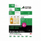 水に強い紙ラベル　ＬＢＰ　Ａ４　２４面丸型２０枚
