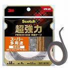 超強力両面テープ　多用途　粗面用　幅１２ｍｍ