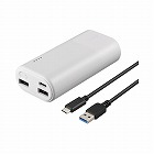 モバイルバッテリー　１０，０００ｍＡｈ　ホワイト