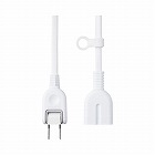 エレコム　延長コード　２ピン　１０ｃｍ　ホワイト