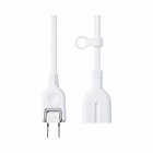 エレコム　延長コード　２ピン　５０ｃｍ　ホワイト