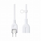 エレコム　延長コード　２ピン　１ｍ　ホワイト