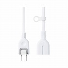 エレコム　延長コード　２ピン　２ｍ　ホワイト