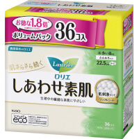 ロリエしあわせ素肌ＢＰ多い昼用２２．５羽つき３６枚