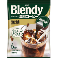 ブレンディ　ポーション濃縮コーヒー　無糖６個×３
