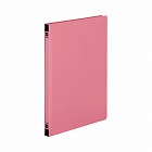 フラットファイルＰＰ製　Ａ４縦　ピンク　５冊