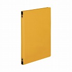 フラットファイルＰＰ製　Ａ４縦　オレンジ　５冊