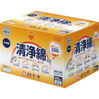 ハクジウ清浄綿Ａ（滅菌済）　１００包入×１０箱