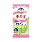 ファミリービニール中厚手指先強化　Ｌグリーン×１０