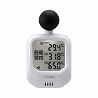 時計付黒球式熱中症指数計　Ｏー７０６ＷＴ