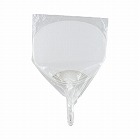 ポリ平柄うちわ　白貼り　５枚セット