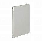 フラットファイルＰＰ製　Ａ４縦　グレー　５冊