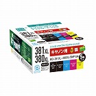 リサイクルインク　ＥＣＩ‐Ｃ３８１ＸＬ‐５Ｐ