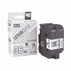 ビーポップミニ　３６ｍｍ幅テープ　白地黒文字