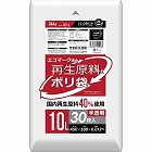 ＧＥ１３　再生エコマーク袋半透明　１０Ｌ　３０枚