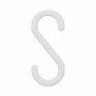 Ｓ字フック（小）６個入　ホワイト