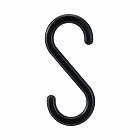 Ｓ字フック（小）６個入　ブラック