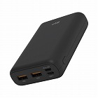 １００００ｍＡｈ　モバイルバッテリー　ブラック