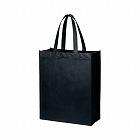 不織布バッグ　ブラック　Ｍ　５枚×５