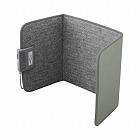 デスクパネルヒーター　モスグレー