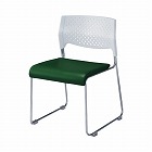 ＤＤスタッキング３ＣＲＤグリーン　ＰＶＣ　４脚