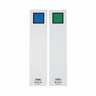 キングファイル背見出紙　Ａ４縦５０ｍｍ用青／緑Ｘ５