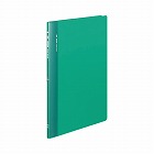 クリヤーブック固定式・横入　Ａ４縦　２０Ｐ　緑Ｘ３